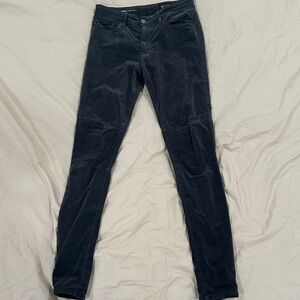 AG Adriano Goldschmied Dark Gray Farrah high rise Skinny Jeans 26